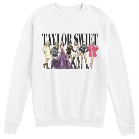 Taylor Swift Lover Eras Crewneck White - Picture 1 of 3